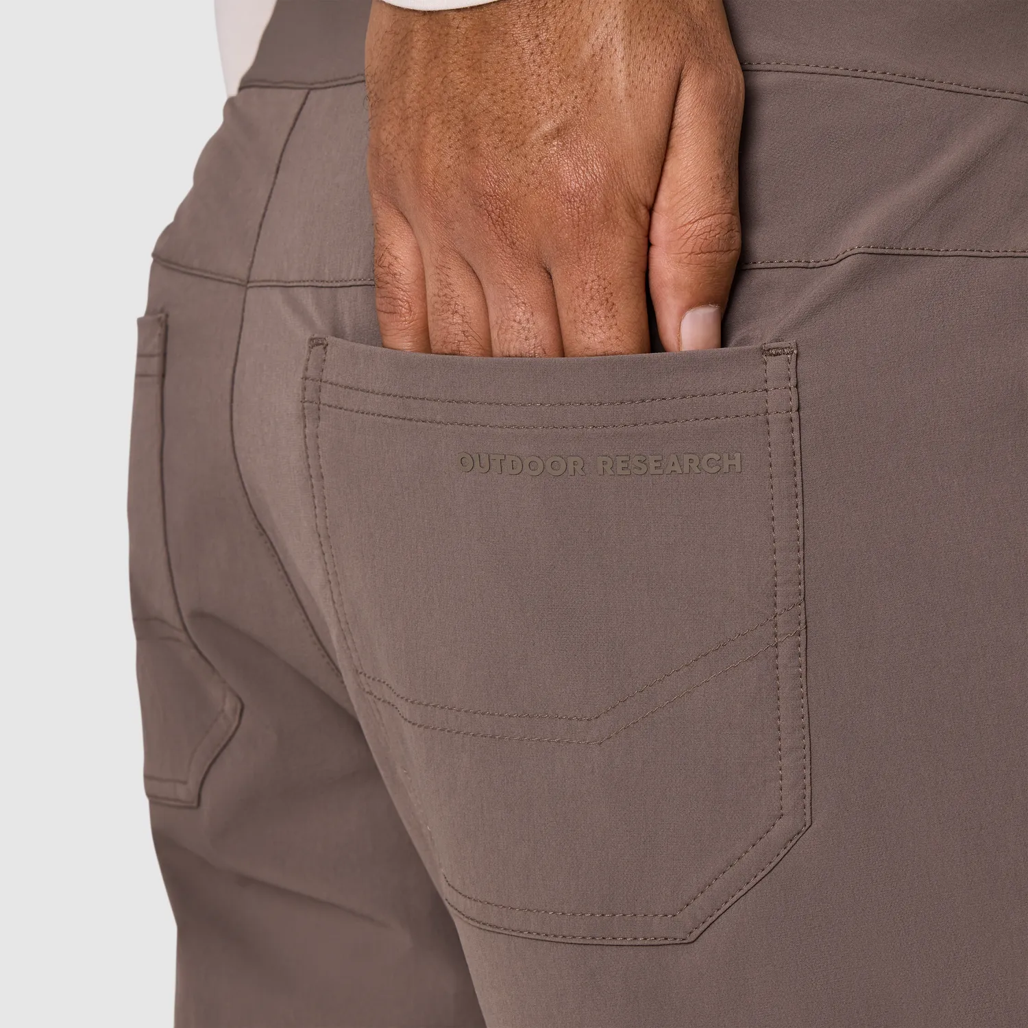 Outdoor Research Freebrook Pant turbukse herre Gravel stretch