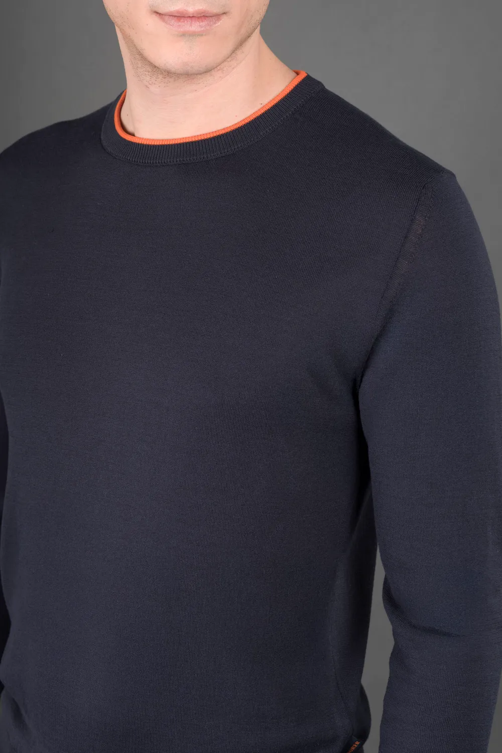 Moorer ARZAGA-CSE golfgenser NAVY/ARANCIO