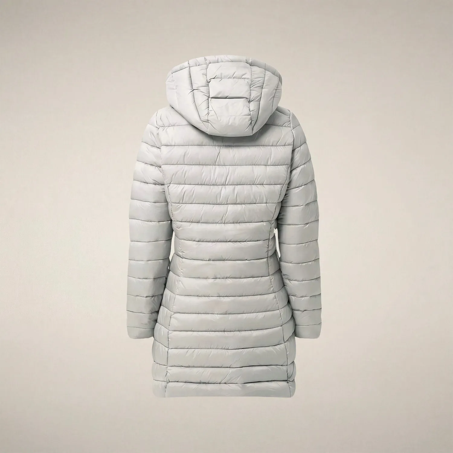 Save The Duck Carol lang kåpe dame frozen grey dyrefri