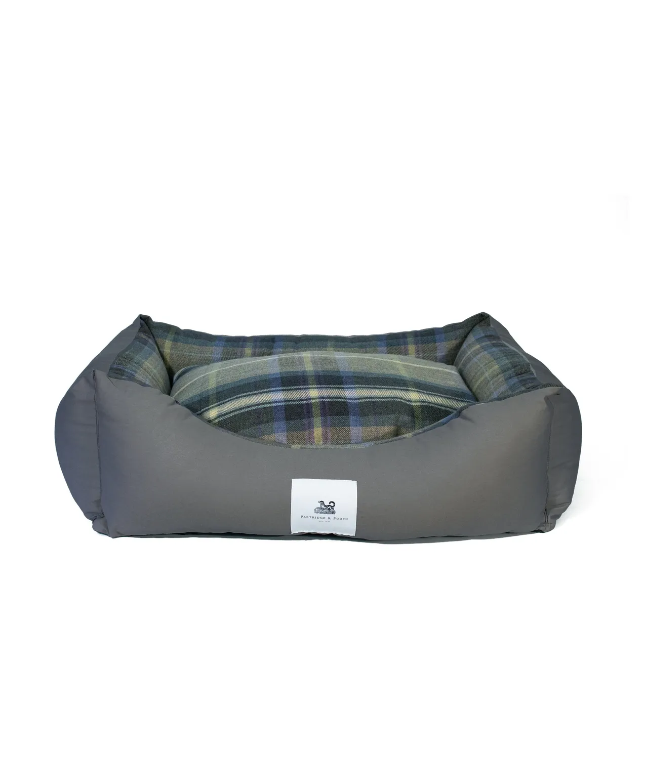 John Partridge Amherst 2 in 1 Dog bed hundeseng XS–M grå bomull