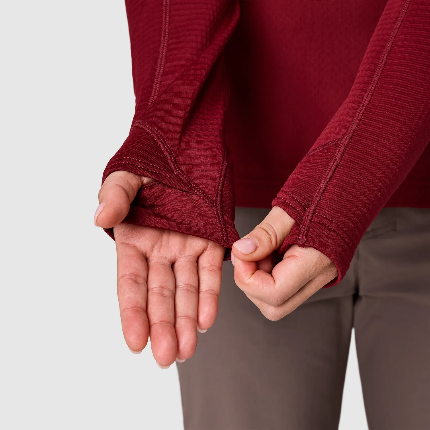 Outdoor Research Deviator Fleece Half Zip fleecejakke Vermillion XS lett