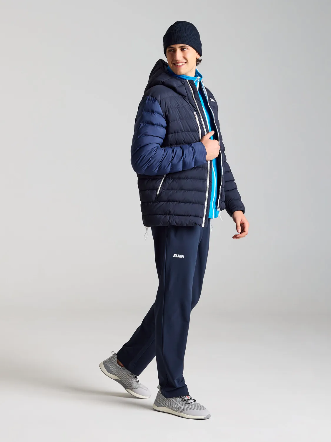 Slam Altura Puffer Jacket pufferjakke Dark Navy lett