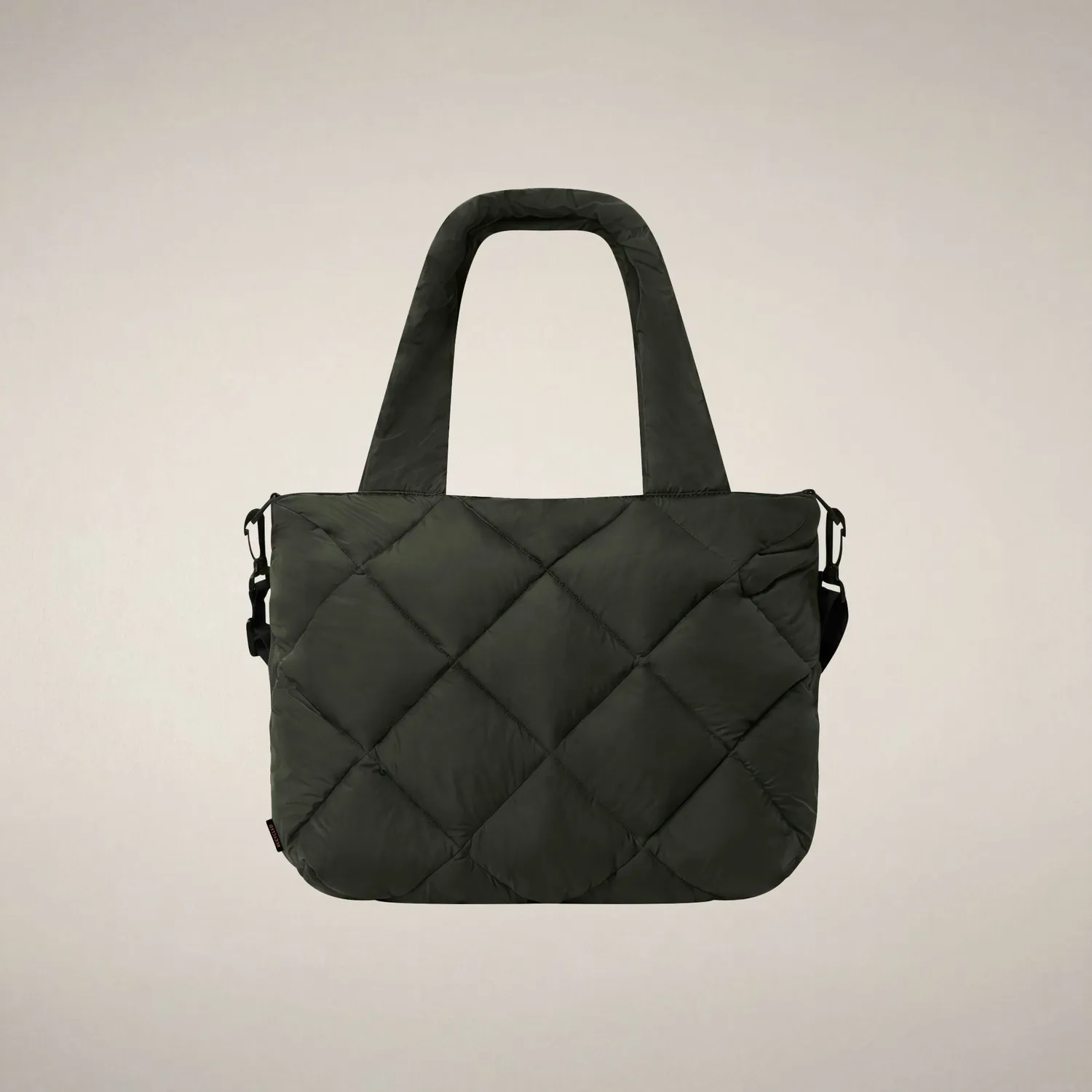 Save The Duck Sely quiltet veske grønn Snake Green
