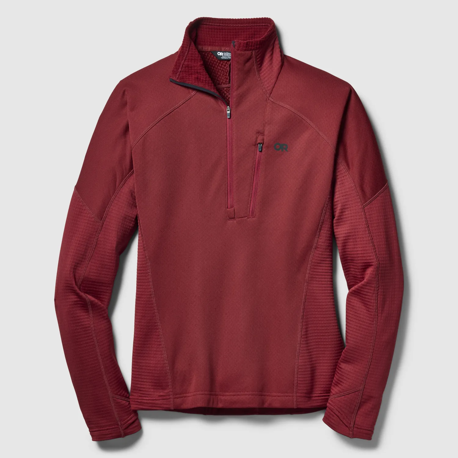 Outdoor Research Deviator Fleece Half Zip fleecejakke Vermillion XS lett