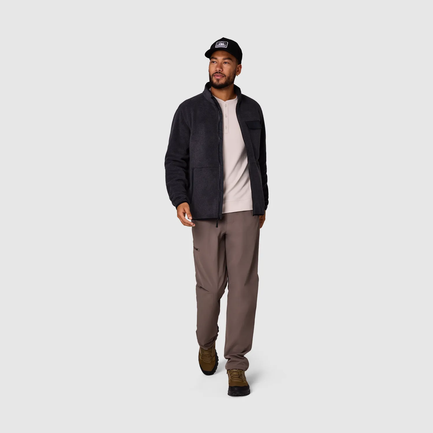 Outdoor Research Deming fleecejakke Dark Navy ullblanding