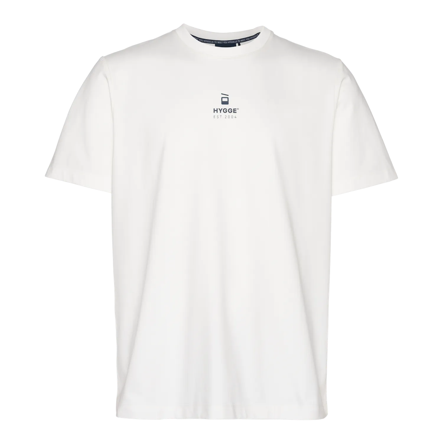House of Hygge Cotton Collection Men's Organic Cotton Tee t-skjorte Navy bomull