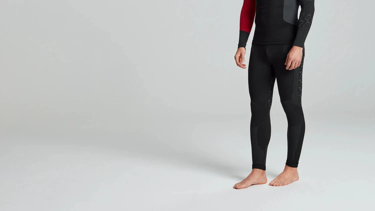Slam PRO Seamless Tights Black Ink termisk baselayer