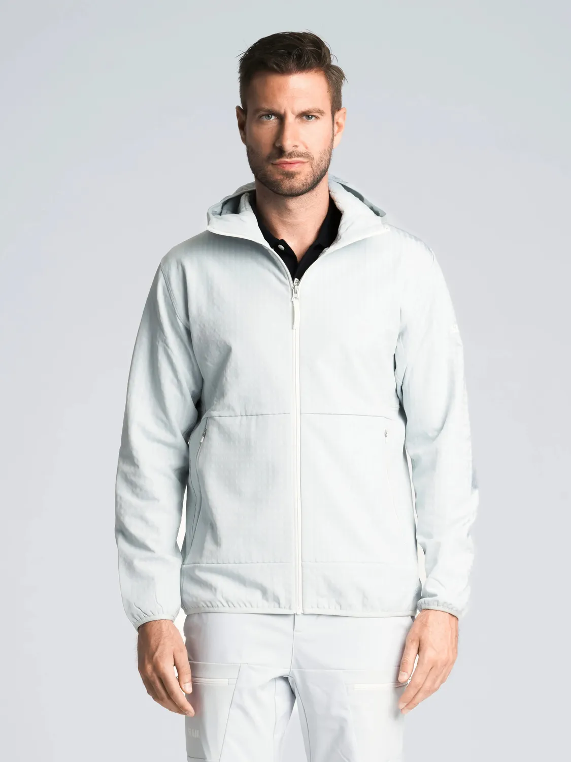 Slam Altura ALT FZ Grid Fleece Hoodie fleecejakke herre stretch