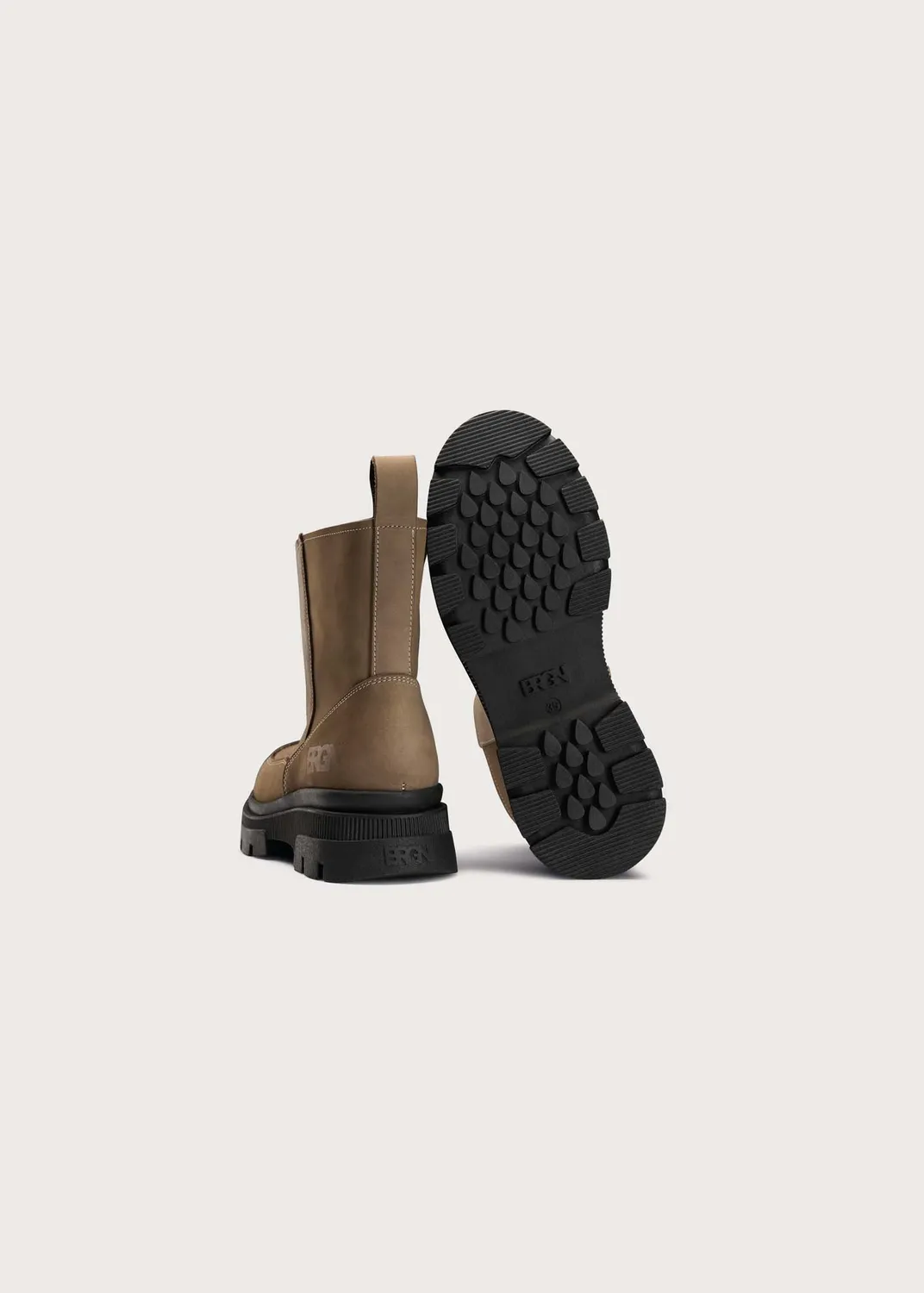 Brgn Pile Slip-in Boots støvletter Camel 36–45 teddyfôr
