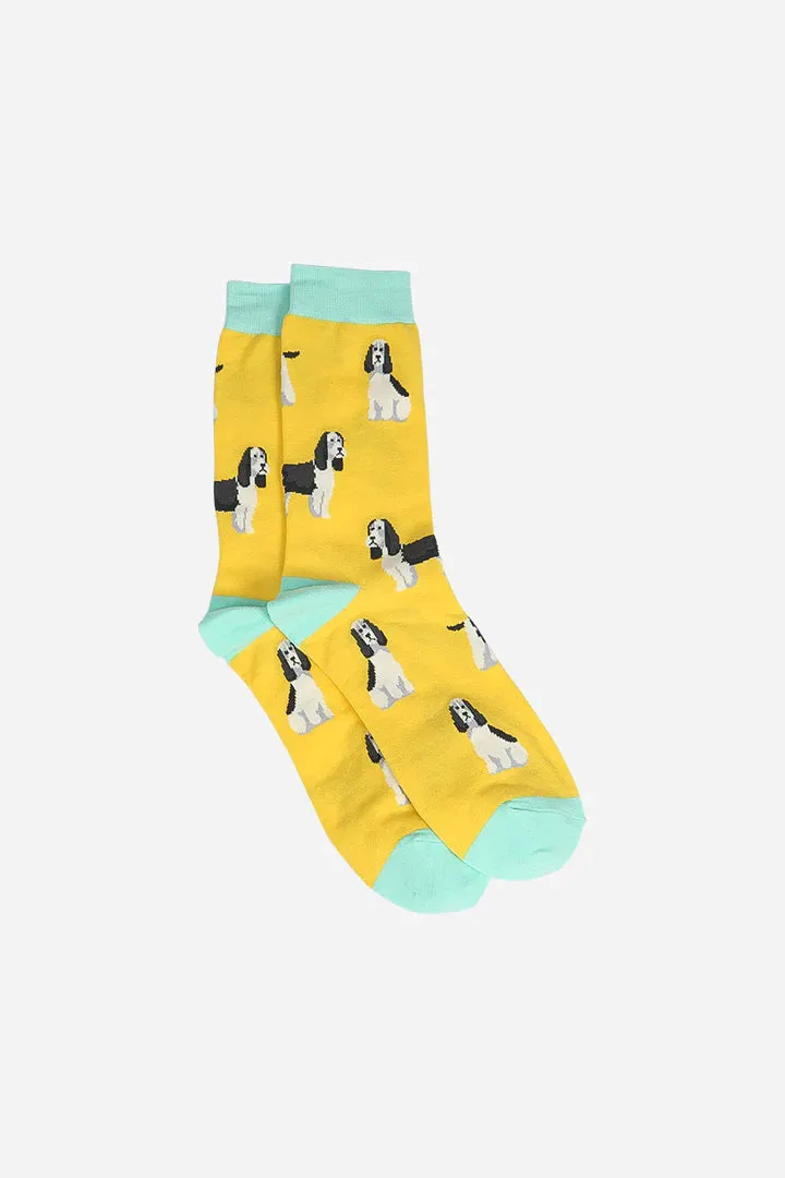 John Partridge Socks Spaniel sokker flerfarget bambusblanding