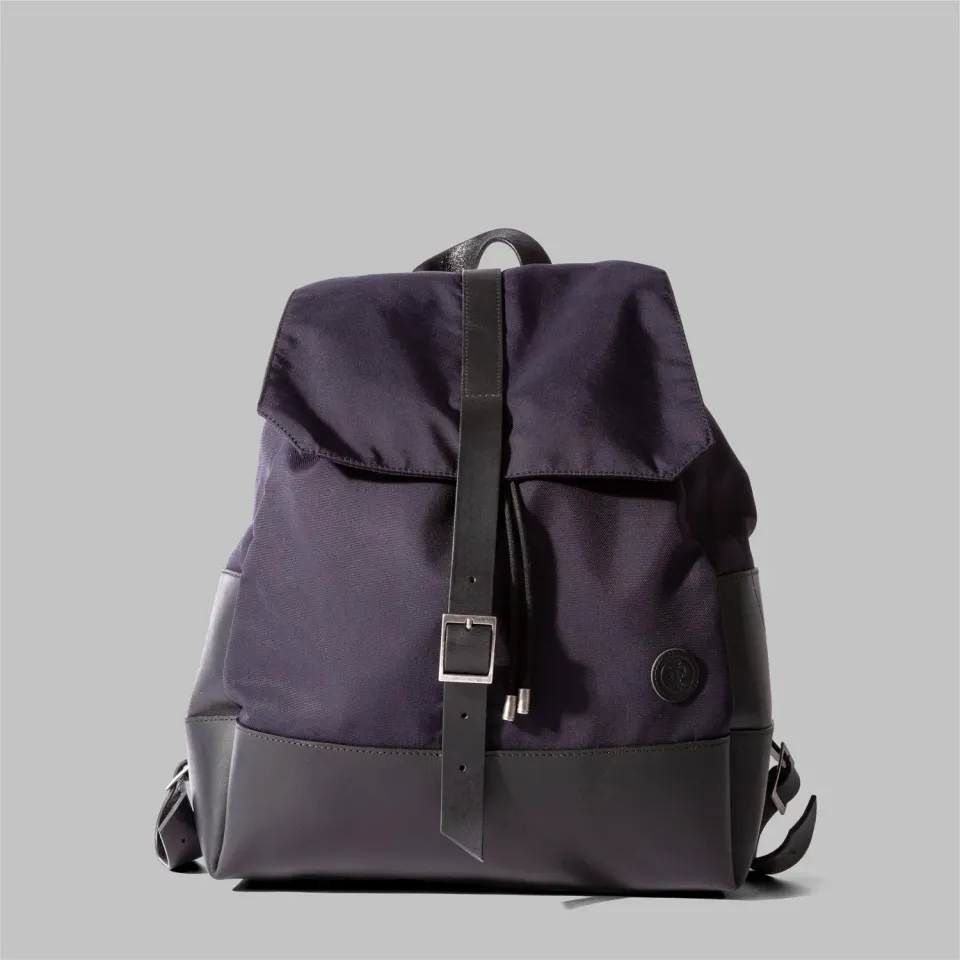 John Partridge Weston Navy Nylon Rucksack ryggsekk 27 liter