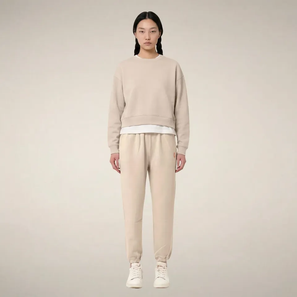 Save The Duck Hiroko bukse dame regnbeige regular fit