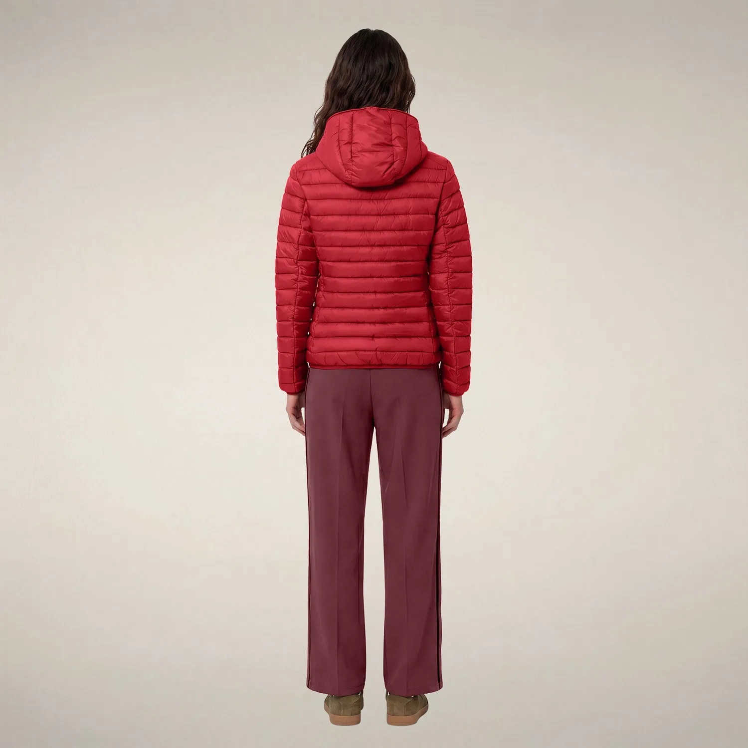 Save The Duck Daisy pufferjakke Dark Red XS lett