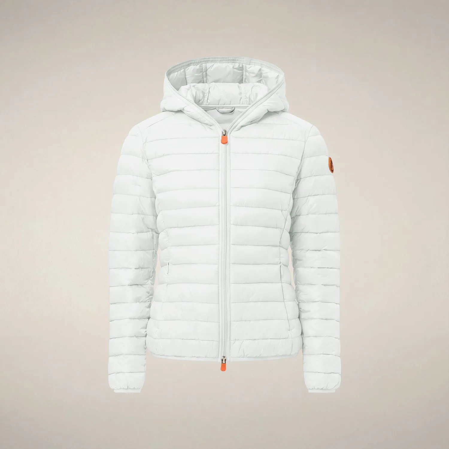 Save The Duck Icons Daisy boblejakke dame offwhite lett