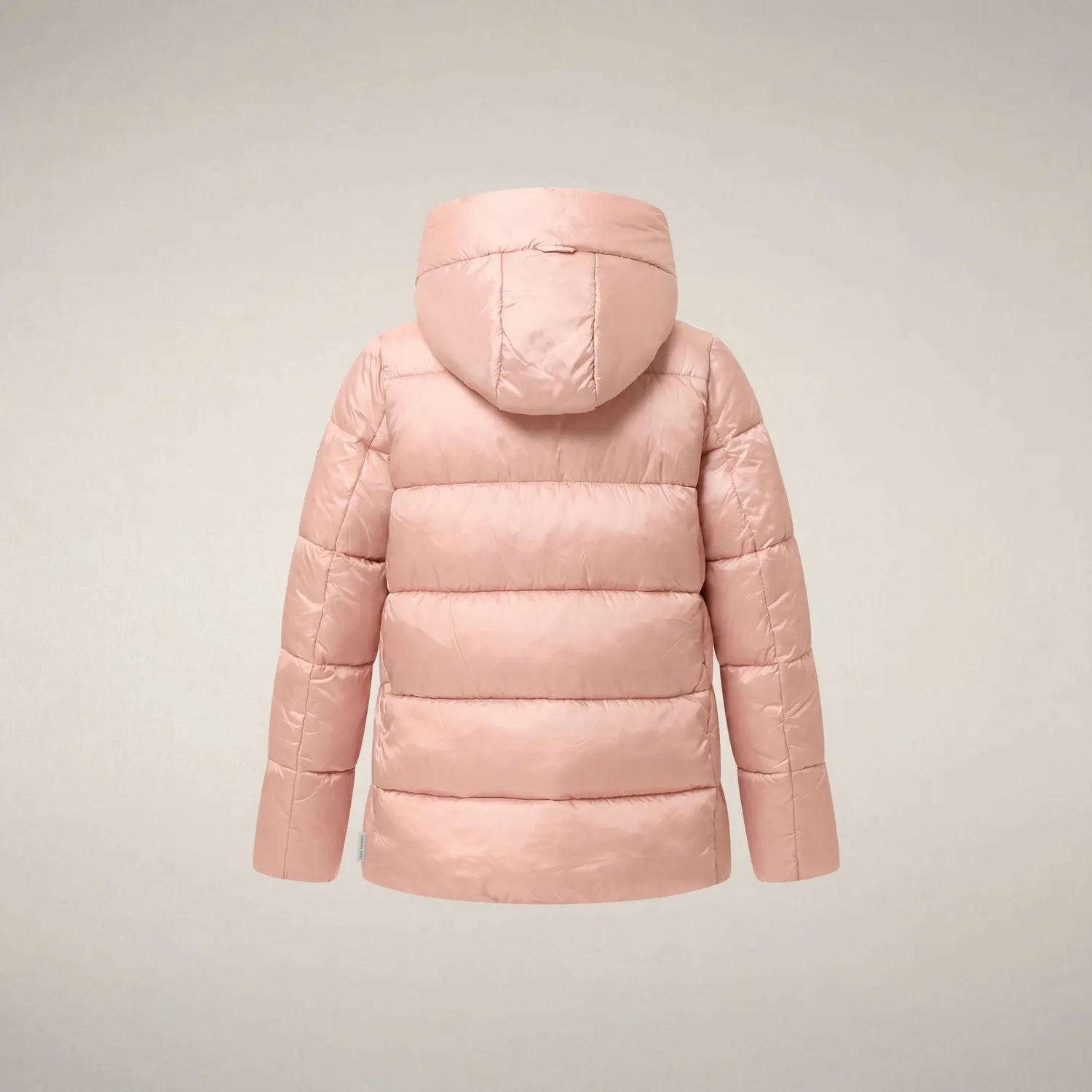 Save The Duck Icons Gracie boblejakke babyrosa – dyrevennlig