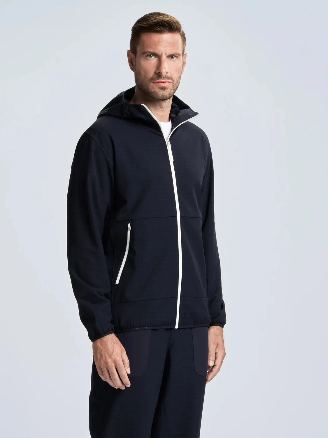 Slam Altura ALT FZ Grid Fleece Hoodie fleecejakke herre stretch