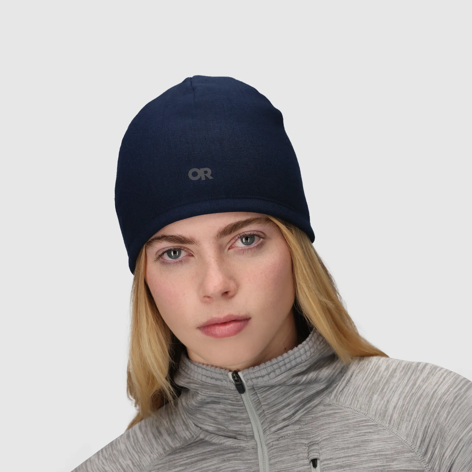 Outdoor Research Crescent Fleece Beanie Dark Navy fleecelue merinoull