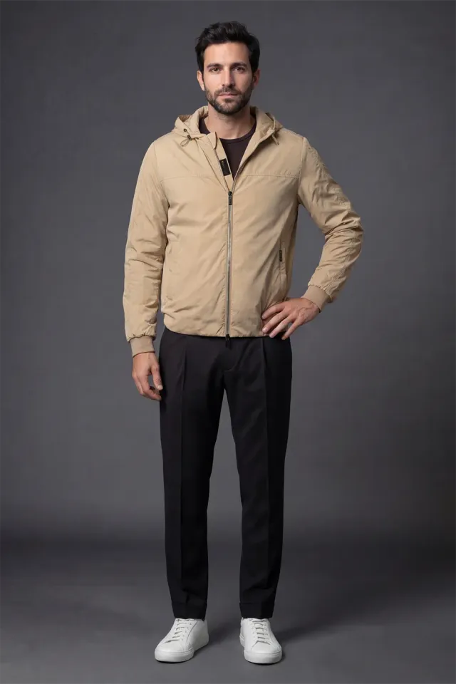 Moorer ALBORI-OS anorakk LIGHT HONEY