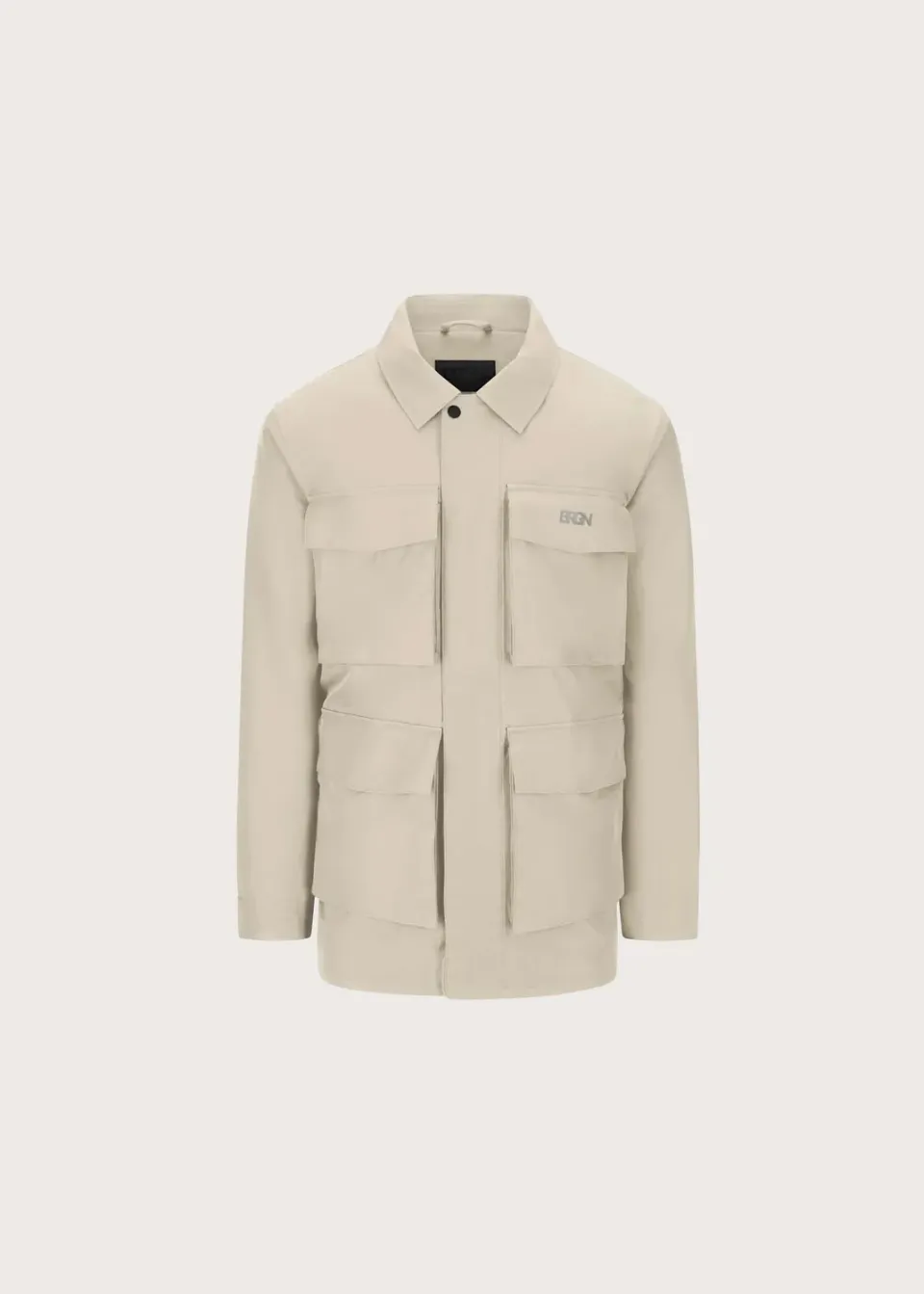 Brgn Måneskinn Jacket regnjakke herre Sand lett