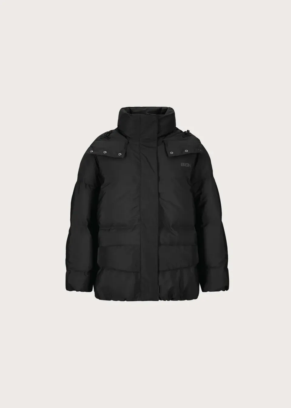 Brgn Regnskyll Bomber Jacket pufferjakke New Black XS–XL