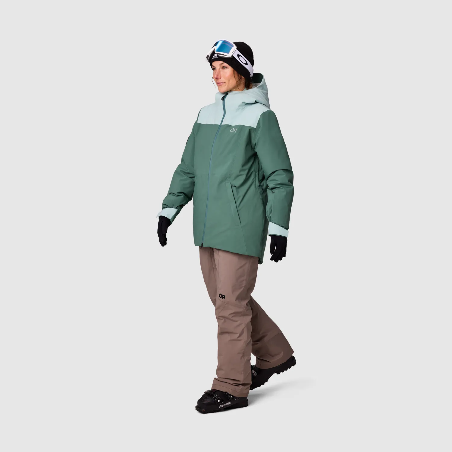 Outdoor Research Snowcrew Women's Snowcrew Jacket skijakke Malachite/Thyme