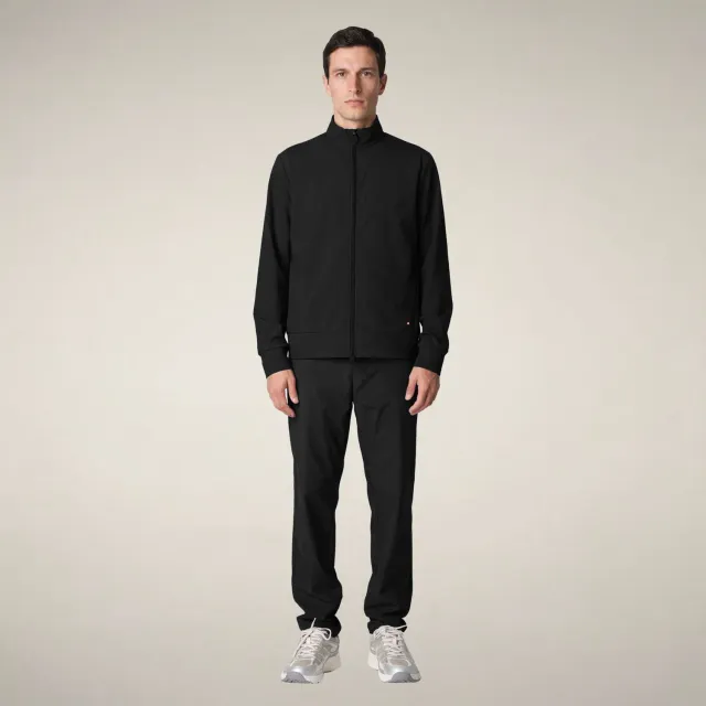 Save The Duck Tulio treningsjakke herre svart slim fit