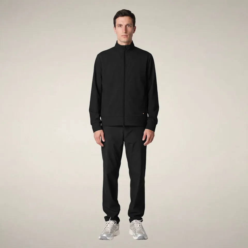 Save The Duck Tulio treningsjakke herre svart slim fit