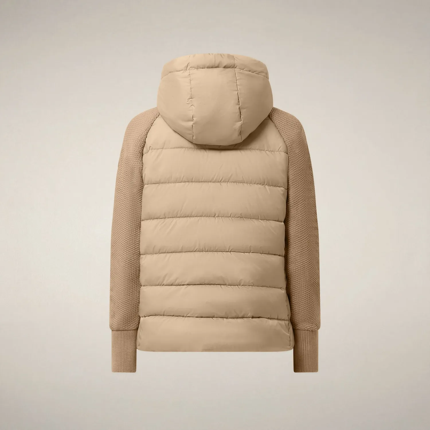 Save The Duck Fashion Priska jakke Stone Beige vattert