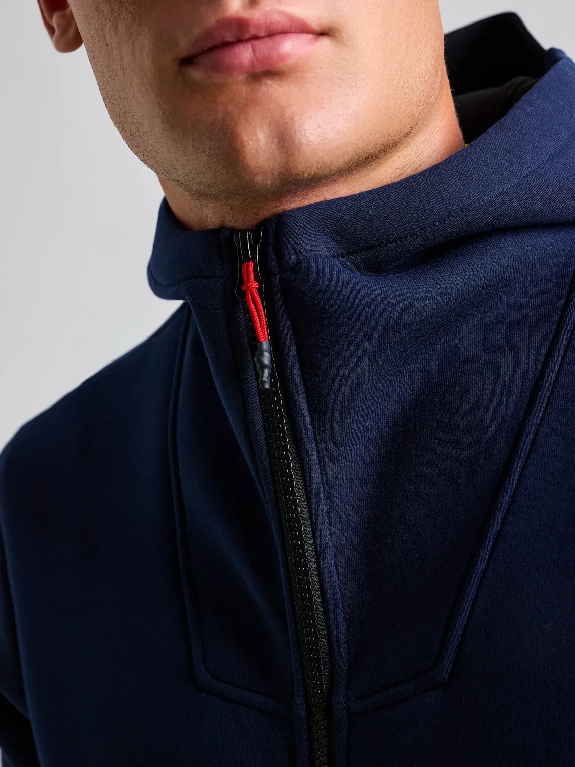 Slam ACT Full-Zip Hoodie hettejakke herre scuba
