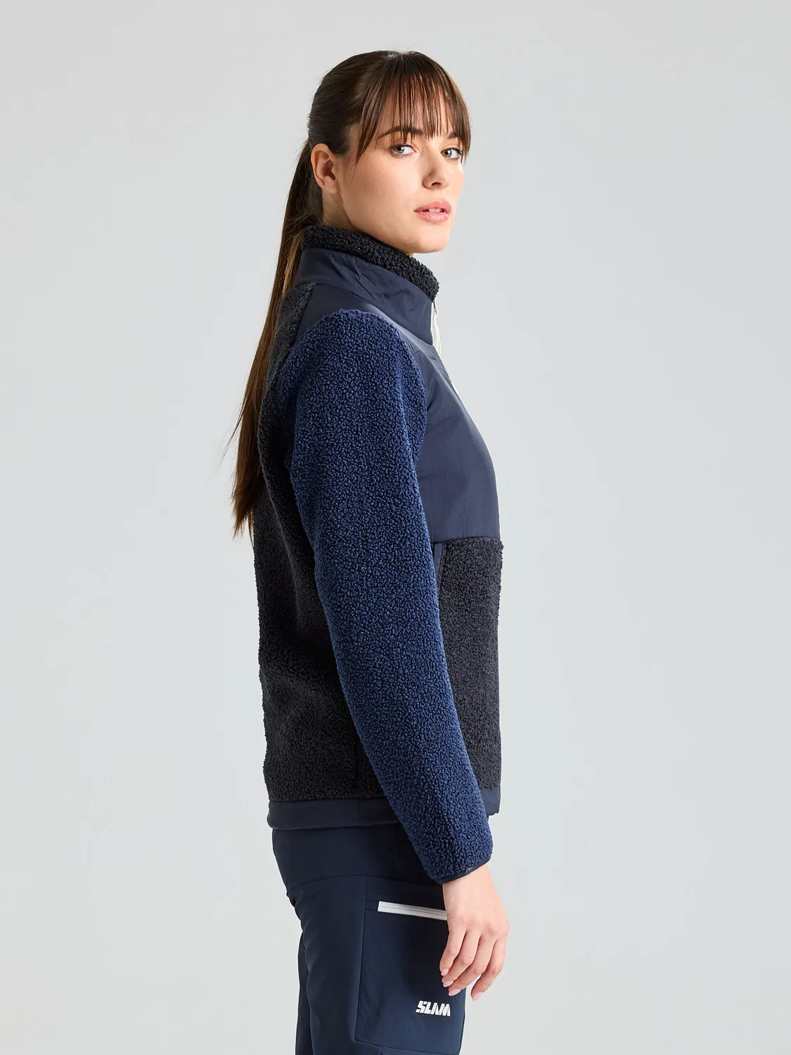 Slam Altura FZ fleecejakke dame Dark Navy