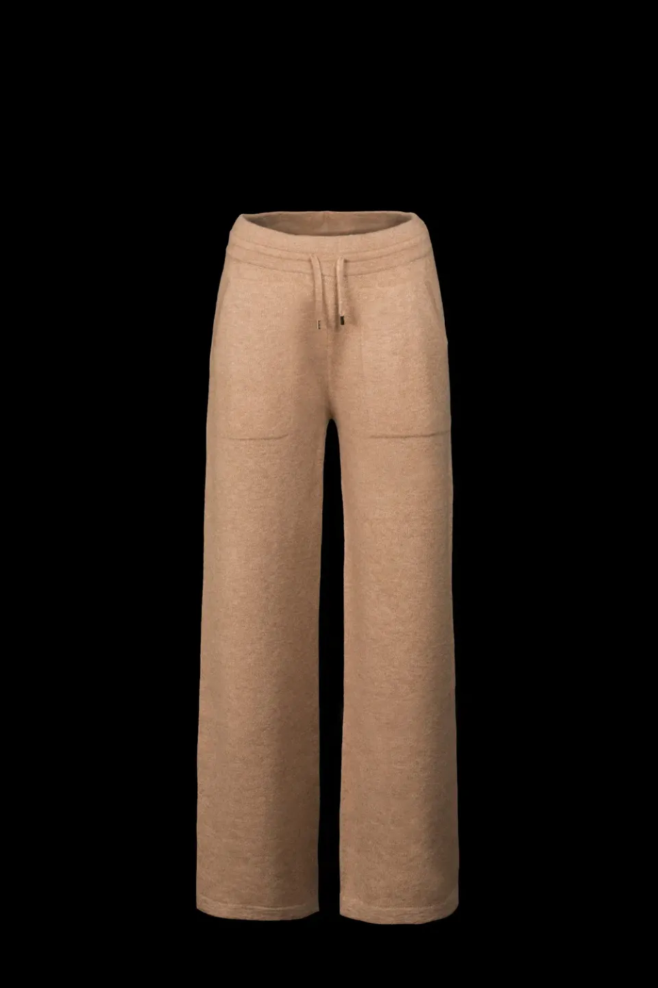 Mooer SHERIL-CA9 joggebukse, camel – babykamelfiber og silke