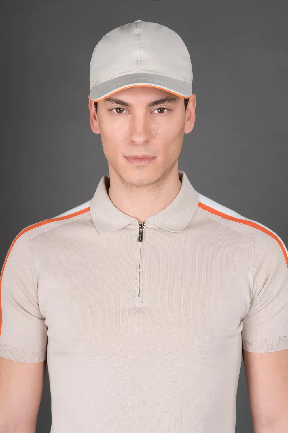Moorer Golf ROBINSON-G7 caps oransje vindtett