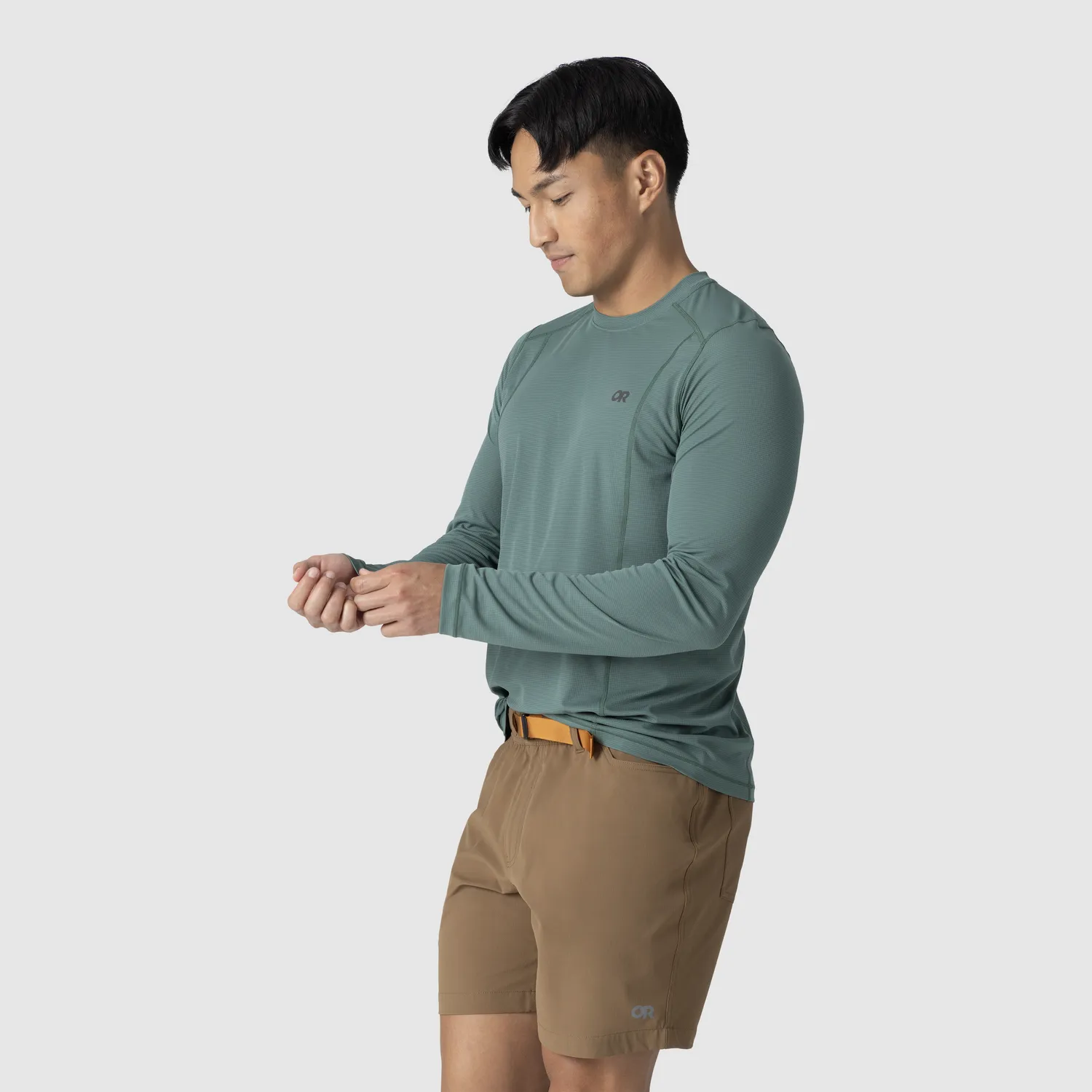 Outdoor Research Echo Men's Echo Long Sleeve Tee langermet trøye, Skyline, lett