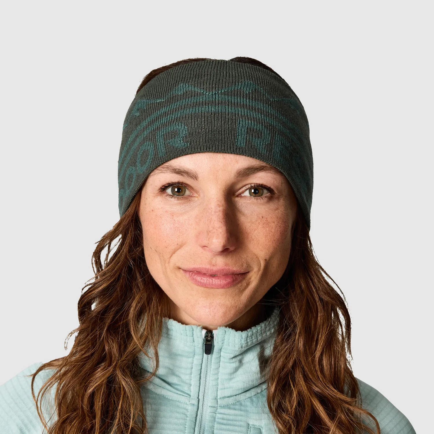 Outdoor Research OR Logo Knit Headband pannebånd Dark Laurel/Malachite