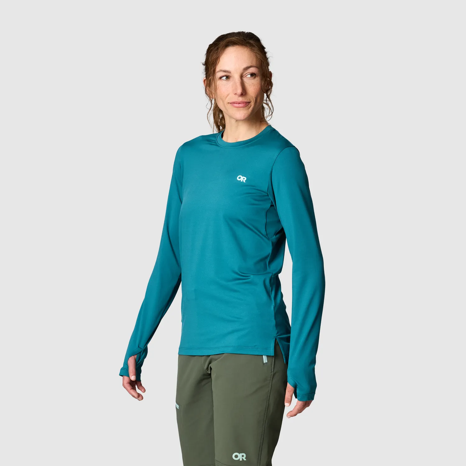 Outdoor Research ActiveIce Spectrum Sun langermet trøye Mallard UPF 50+