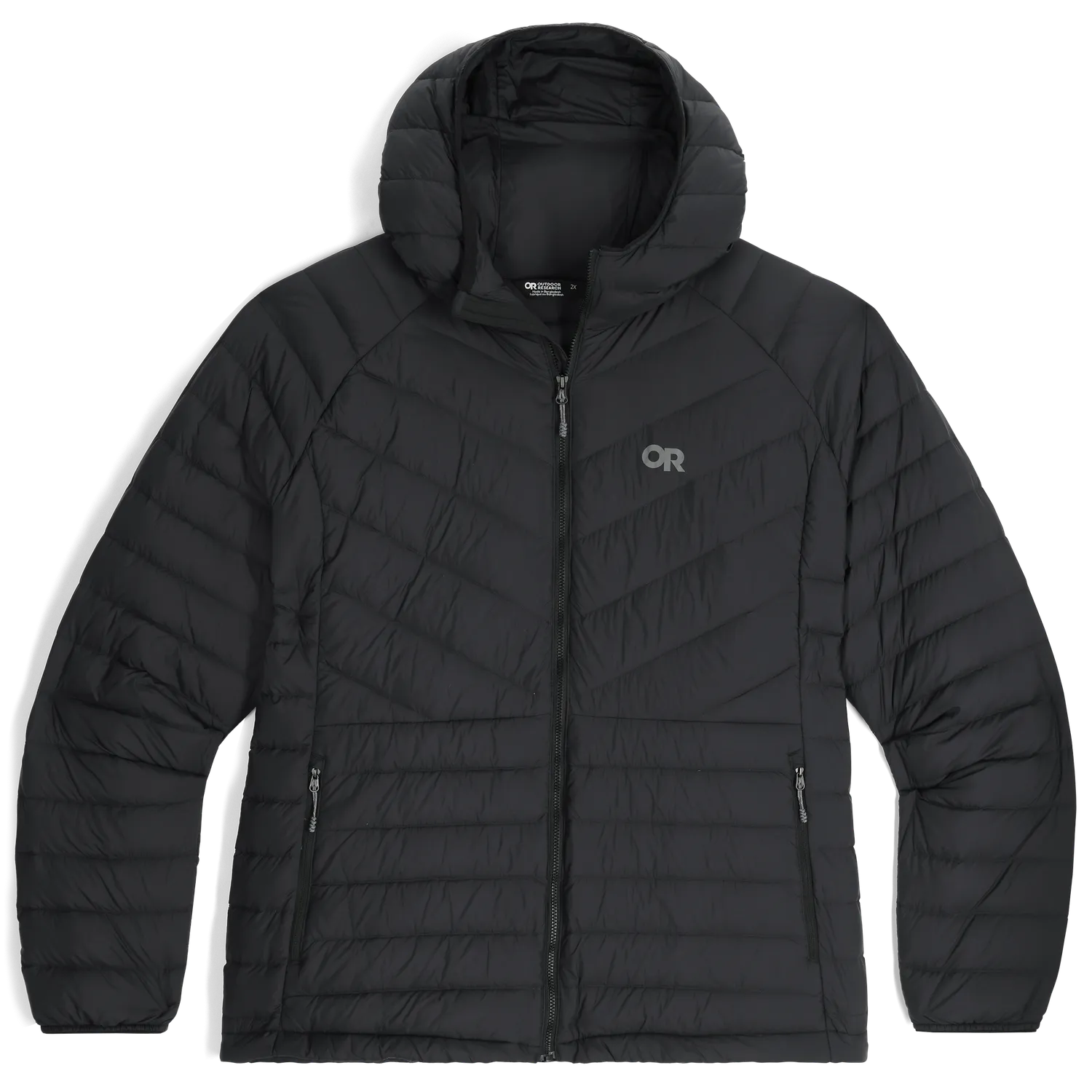 Outdoor Research Women's Transcendent Down Hoodie - Plus dunjakke Black 800+