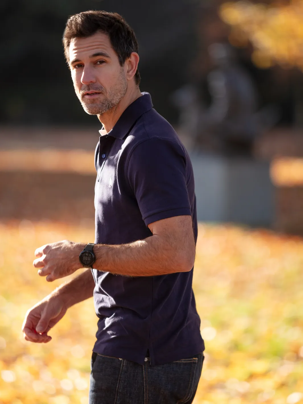 John Partridge Polo Shirt poloskjorte Navy