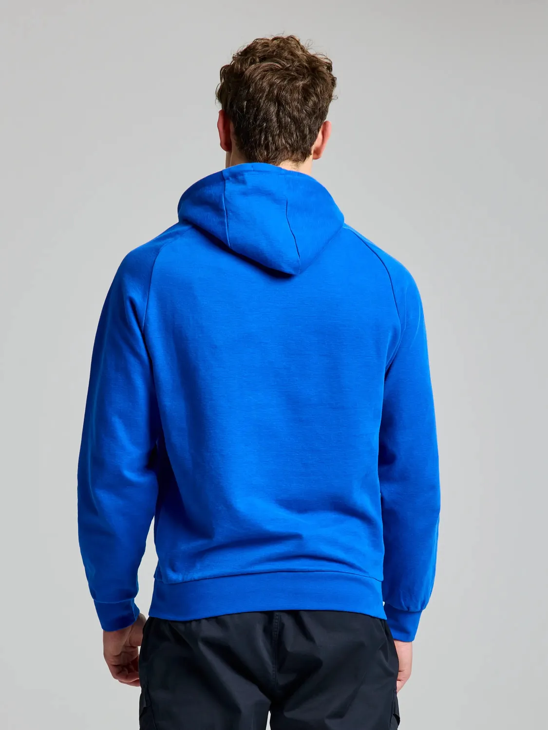Slam Deck Hoodie hettegenser herre, mørk marine, bomull