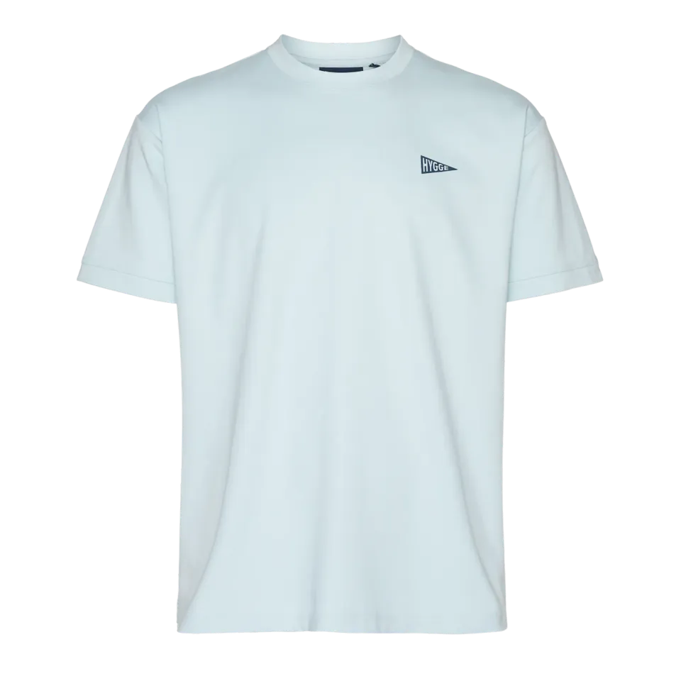 House of Hygge Graphic T-Shirt T-skjorte herre offwhite i bomull