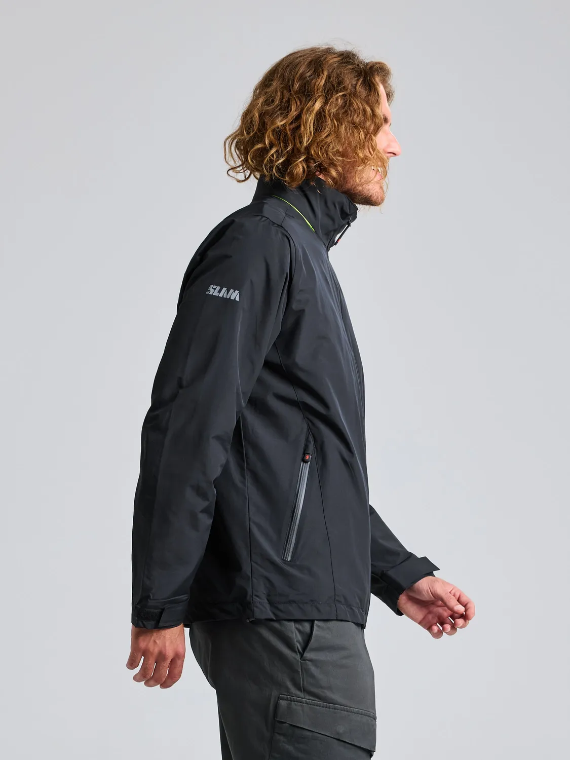 Slam Crew Warm Hooded Jacket seiljakke herre, 5000 mm vanntett