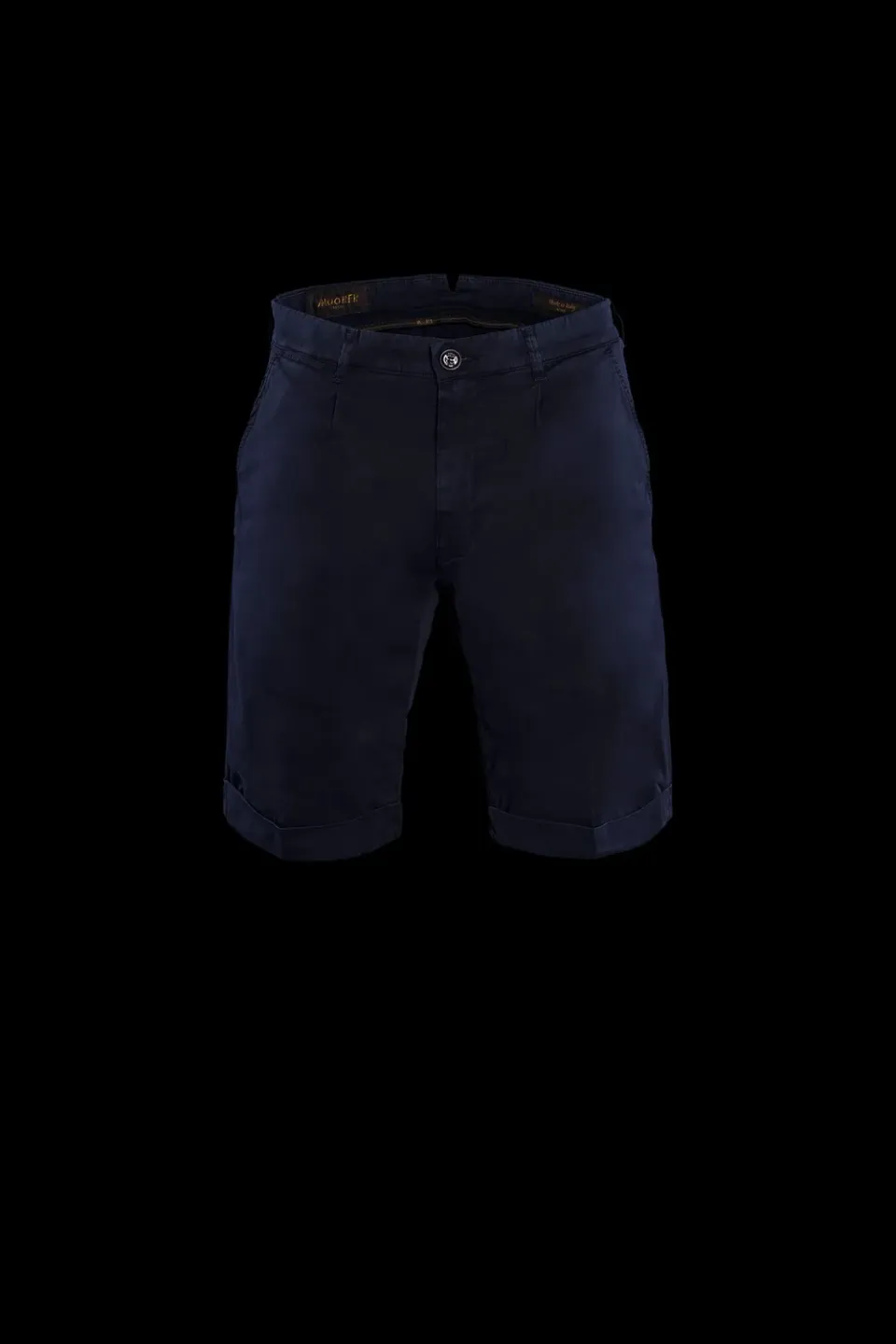 Moorer ALICUDI-SEC bermudashorts navy, silke og bomull