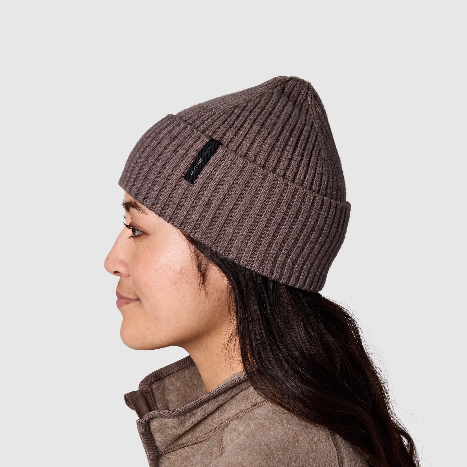 Outdoor Research Bandera Beanie lue Gravel One Size fukttransporterende