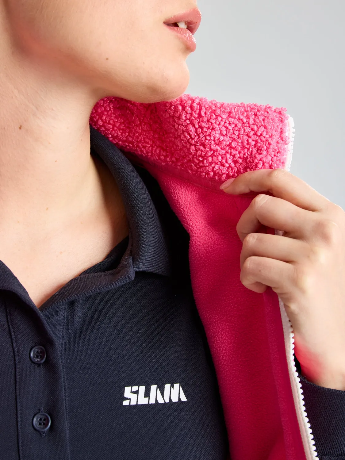 Slam Altura WS Vest vest dame mørkeblå fleece