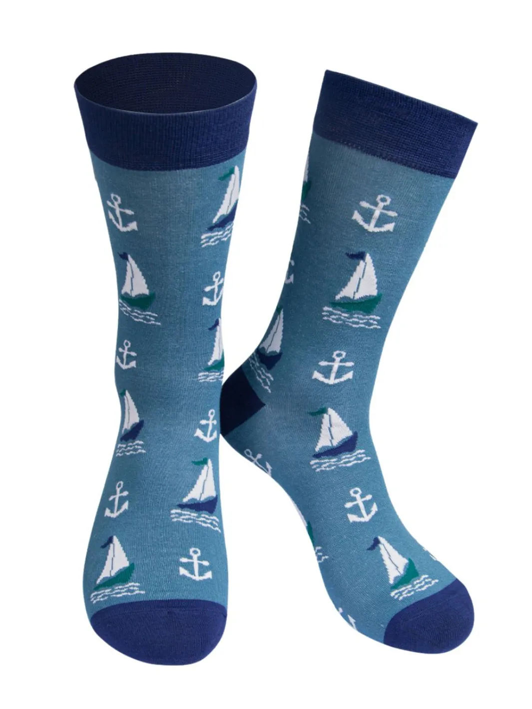 John Partridge Nautical sokker Anchor Stripe og Sailing Boats