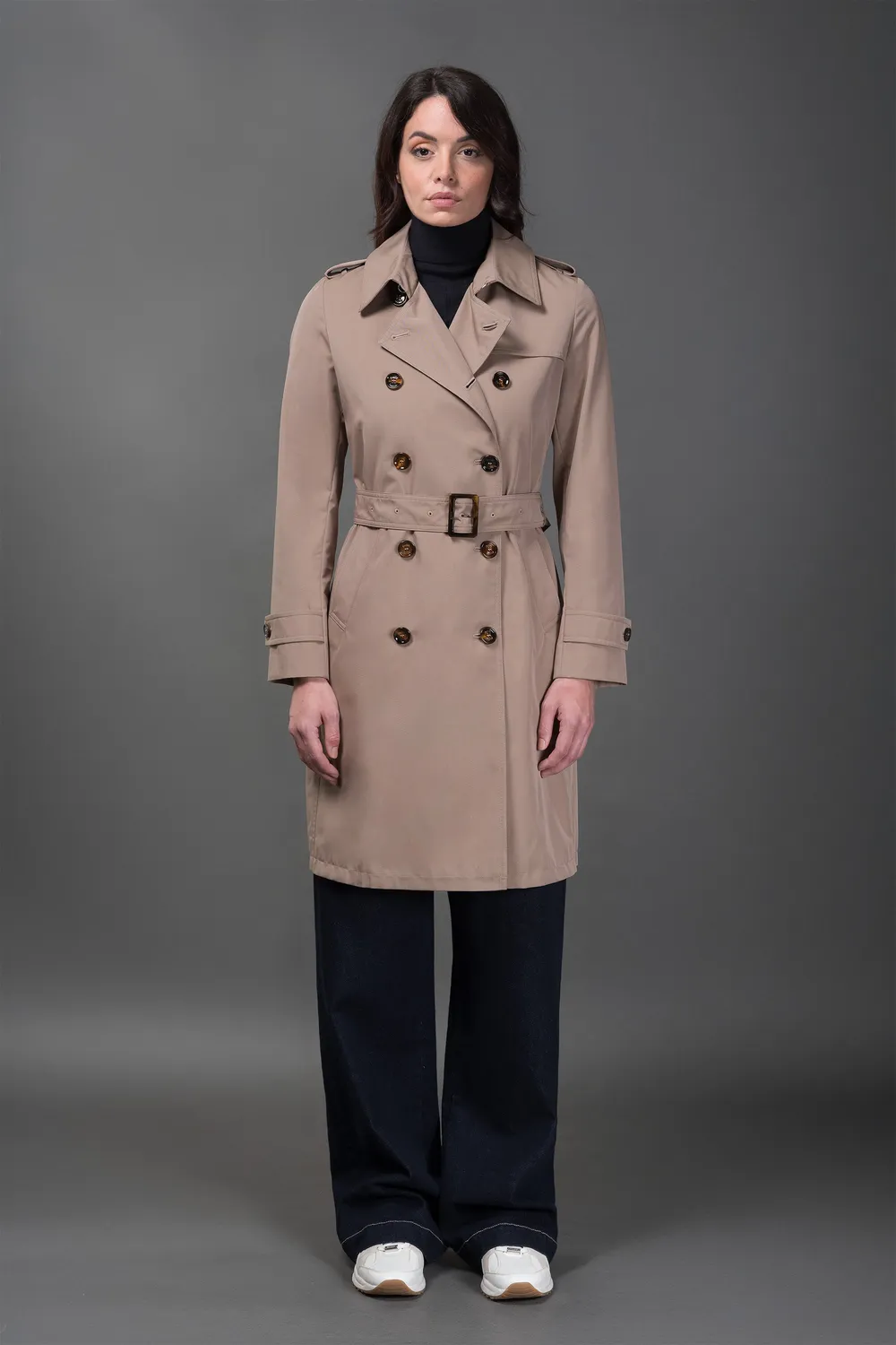 Moorer GIVERNY-FT trenchcoat Noce bomull vannavvisende