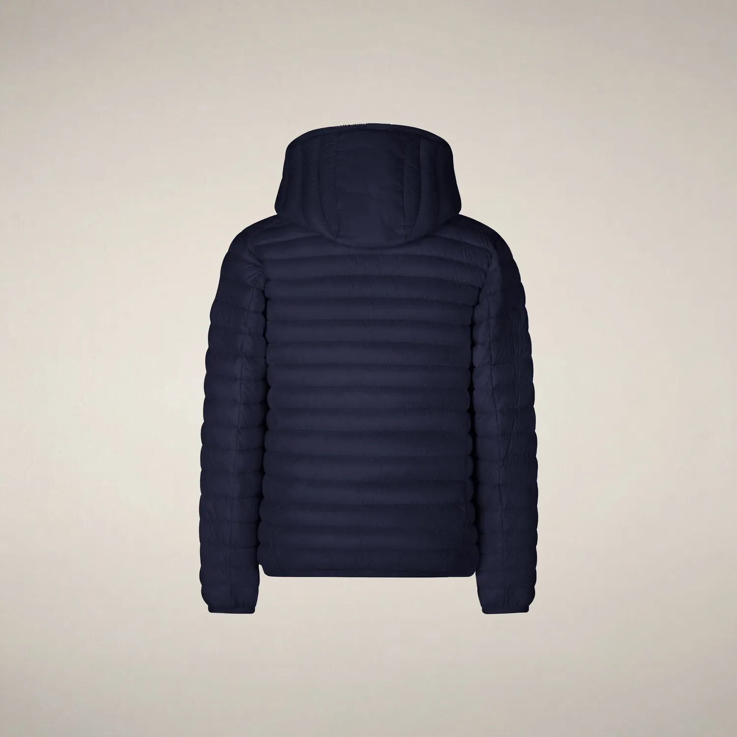 Save The Duck Ana pufferjakke jente Navy Blue med hette