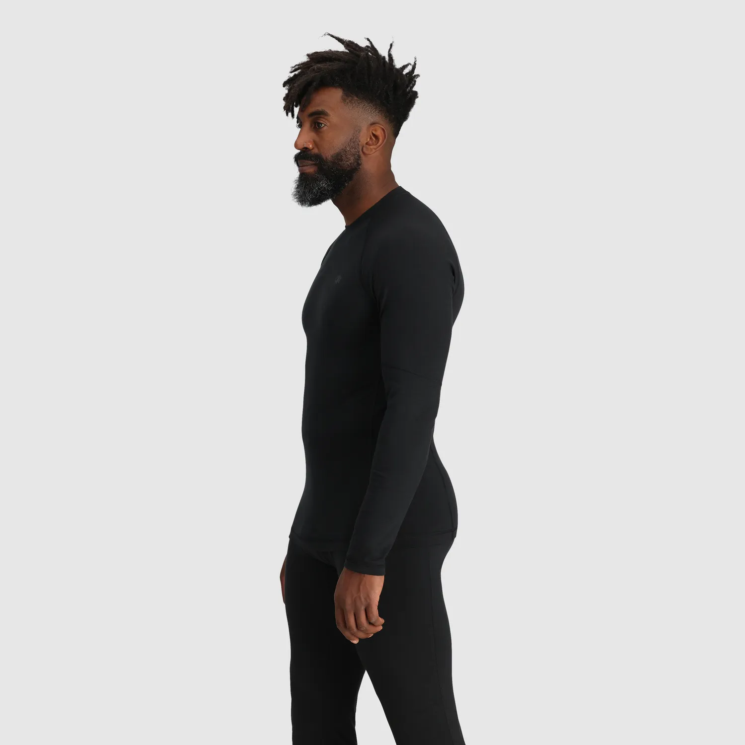 Outdoor Research Alpine Onset Merino 150 Crew ulltrøye Black Heather