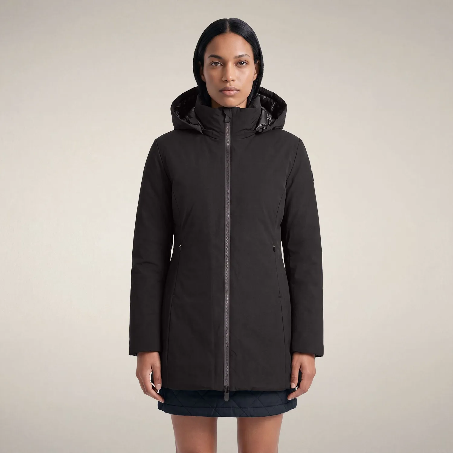 Save The Duck Rachel parkas dame brun svart 00–7 slim fit
