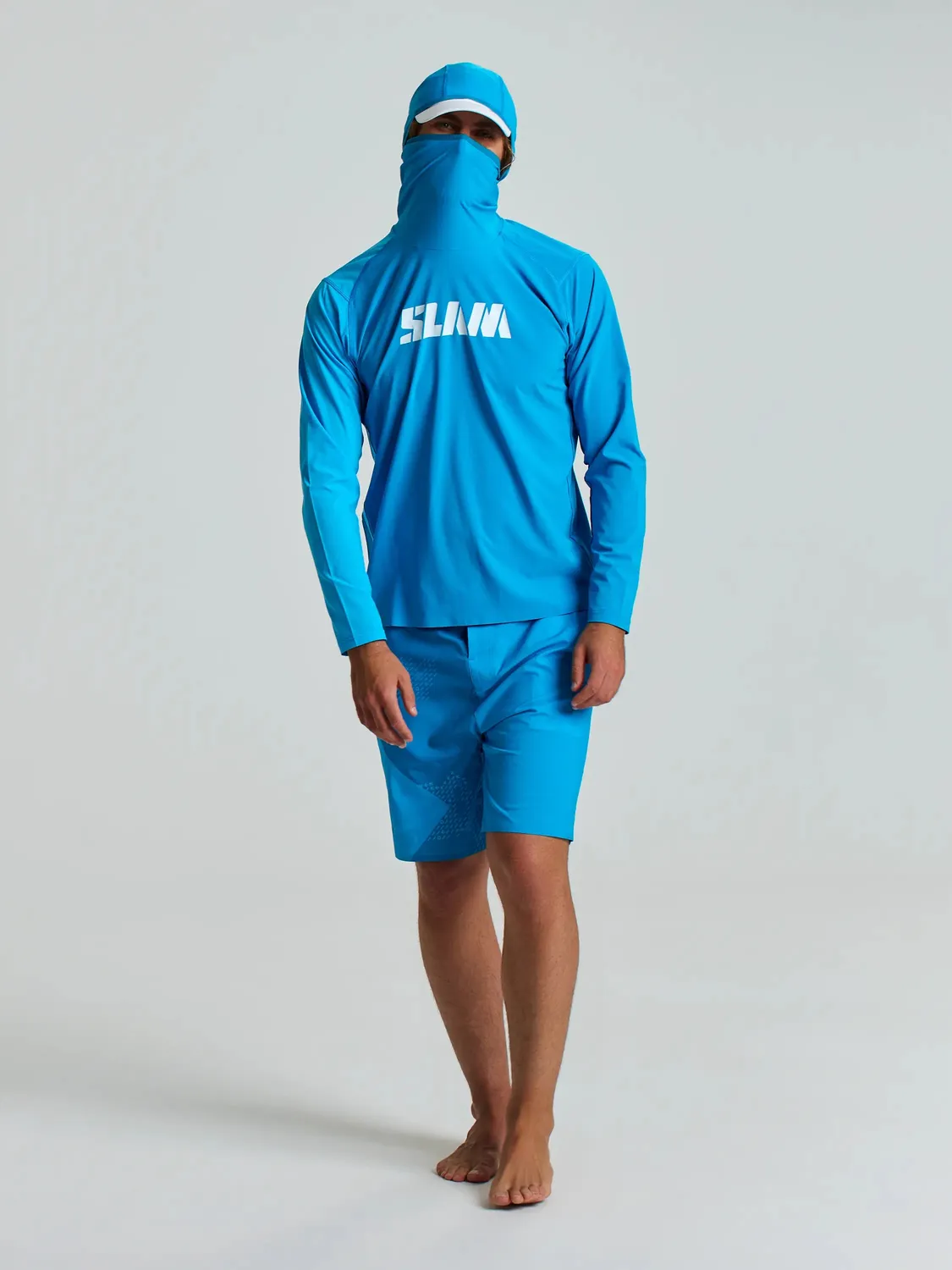 Slam One Design OD Tech Hooded T-Shirt hette-T-skjorte mørk marine