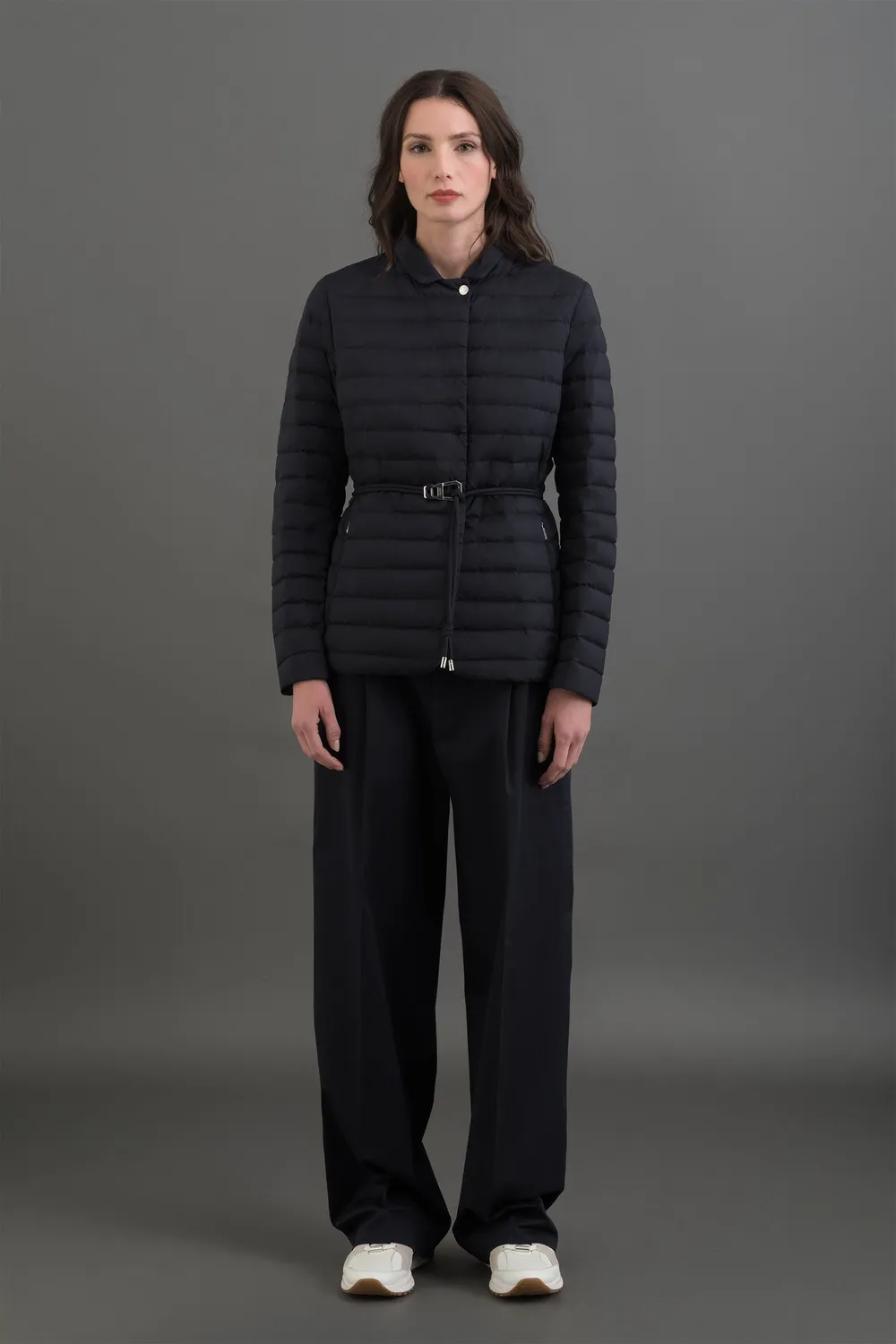 Moorer LANZADA-S3 kort dunjakke Dark Blu med gåsedun